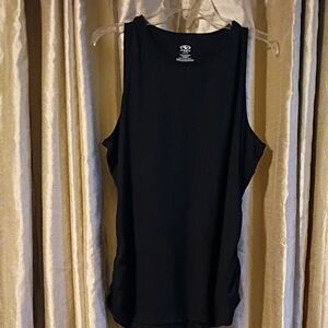 Black Sleeveless Tank Top